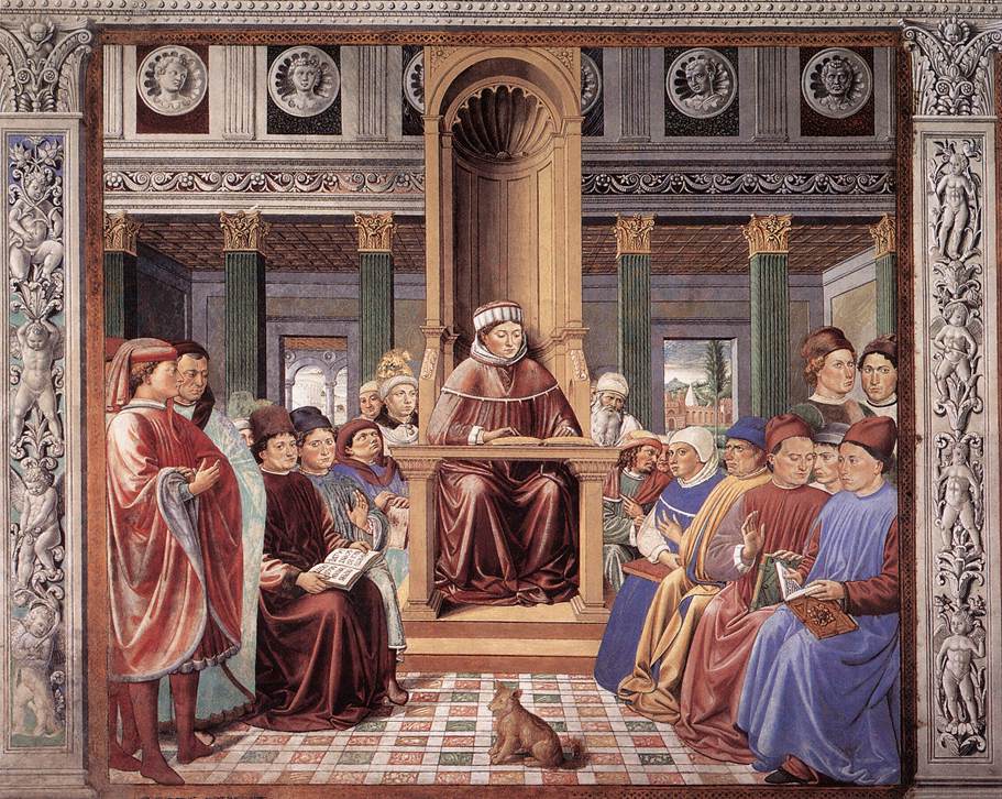 Блаженный Августин проповедует в риме (St Augustine Teaching in Rome)